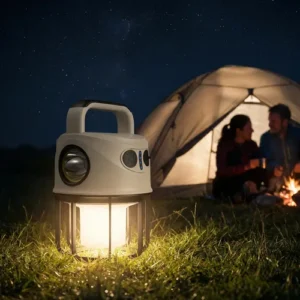 Lampião Lanterna Led Recarregável Usb 2 Em 1 Camping E Pesca - Imagem 12