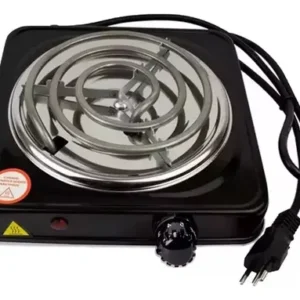 Fogareiro Elétrico Bak 1 Boca Preto 1000W Portátil para Camping - Imagem 2