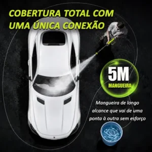Lavadora de Alta Pressão Portátil Adeske 6 em 1 Com 2 Baterias e Bico Multiuso - Imagem 4