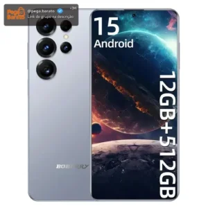 Celular 5g Smartphone 12 Gb Ram 512 Gb Rom, Dimensity 7200, Dual Chip, Bateria 5000mah, Gps, Android 15, Câmera 18 Mp + 32 Mp , Tela 6.78 HD+ - Imagem 1