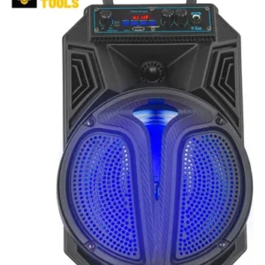Caixa de som Amplificada Bluetooth Rádio Fm 250w Rms Tws Led Rgb Portatil Sem Fio Usb Tcs300 Cor Preto The Black Tools - Imagem 9