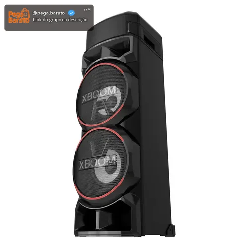 Alto-falante LG XBOOM RN9 com bluetooth preto