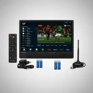 Tv Portátil Tomate 17'' Antena Hd Hdmi Usb Bivolt Bluetooth - Imagem 6