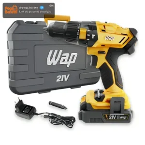 Parafusadeira e Furadeira de Impacto 3/8" WAP K21 ID02 2000 mAh - Imagem 1
