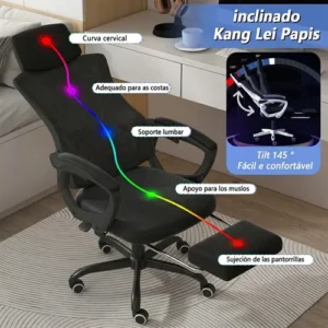 Cadeira Gamer Ergonômica Cadeira Escritorio Gamer 200kg - Imagem 4