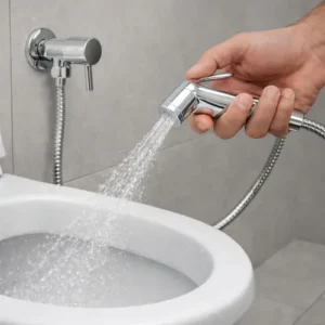 Ducha Higiênica Chuveirinho de Banheiro 1.20m Bidê Forte Lar 1/4 Volta - Imagem 4