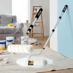Rolo Lã Pintura Cabo Extensor Profissional Tinta Massa Textu - Imagem 3