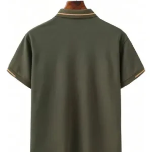 Camisa Polo Manga Curta Casual Masculina - Imagem 9