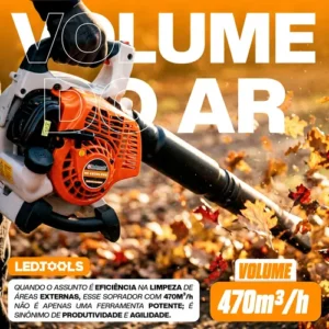 Soprador A Gasolina De Folhas Profissional 2t 25cc 7500rpm - Imagem 6