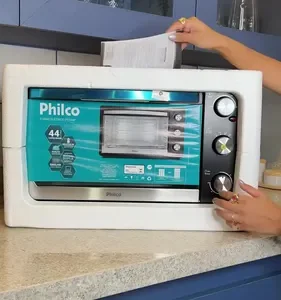 Forno Elétrico Philco 44L Preto Dupla Resistência PFE44P - Imagem 2