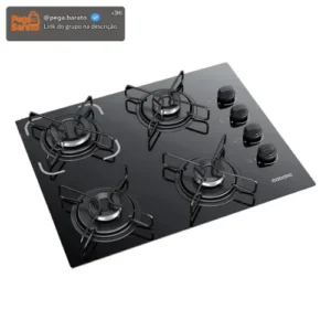 Cooktop Fogão Itatiaia Essencial 4 Bocas Bivolt Preto - Imagem 1