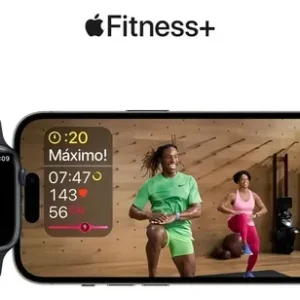 Apple Watch SE GPS (2da gen) - Caixa meia-noite de alumínio 44 mm - Pulseira esportiva meia-noite - Padrão - Imagem 9