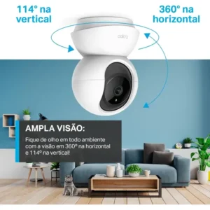 TP-Link Tapo C200 Câmera de Segurança Wifi 1080P 360° Pan/Tilt - Imagem 9