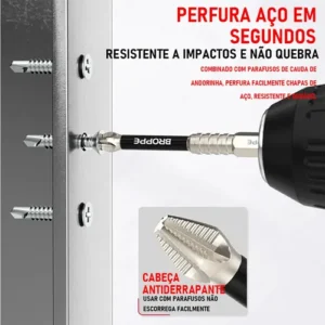 Kit Ponta Bits Magnéticas Antiderrapante Impactos K5 Ph2 9pc - Imagem 5