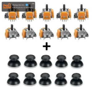Kit 10 Analógicos Hall Effect Para Controle Dualsense Ps5 - Imagem 1