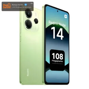 Xiaomi Redmi Note 14 4g 128gb 6gb Ram 108mpx 5.1 Ah Cor verde - Imagem 1
