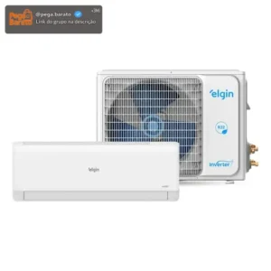 Ar Condicionado High Wall Eco Inverter Iii Wifi 12000 Btus Frio Elgin - Imagem 1