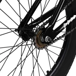 Bicicleta BMX Pro-X Série 1 Aro 20 Quadro Aço Carbono Preto/Branco - Imagem 5