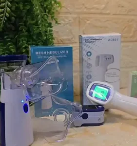 Kit Nebulizador Portátil+ Termômetro Digital+ Saturimeto O2 - Imagem 13