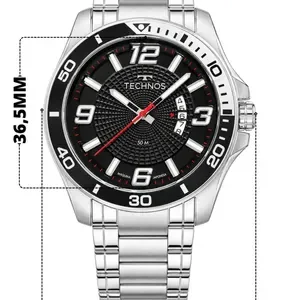 Relógio Technos Masculino Analógico Prata Aço Inox Original - Imagem 11