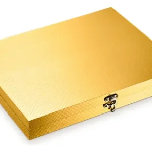 Kit Faqueiro Dourado Luxo Jogo Talheres Inox 24pçs + Maleta - Imagem 4
