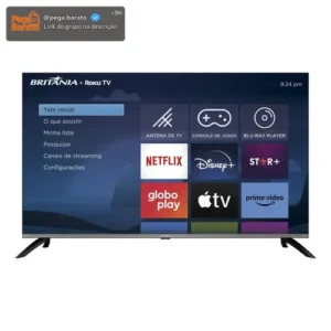 Smart Tv 50 Britânia Roku Hdr10 Dolby Audio B50cra - Imagem 1