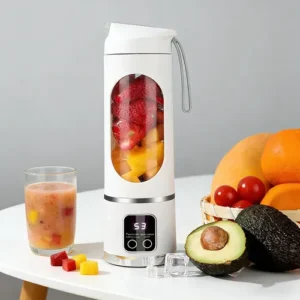 Mini Liquidificador Mixer Portátil Recarregável 450ml Shake - Imagem 4
