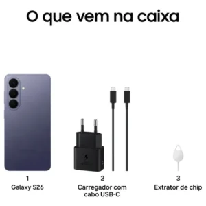 Celular Samsung Galaxy S26 5G, 512GB, 12GB RAM, Galaxy AI, Câmera Tripla de 50+12+10, Tela de 6.3" Azul - Imagem 6