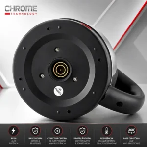 Chaleira Elétrica 1.8 Litros Em Inox Automática Aquecimento Rápido Segura - Imagem 5
