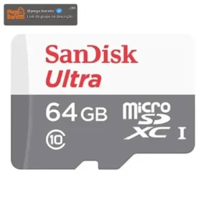 Cartão de Memória Micro Ultra Com Adaptador SD 64GB - Imagem 1