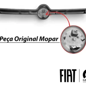Grade Dianteira Friso Preto Fiat Toro Original 2016/ 2020 - Imagem 2