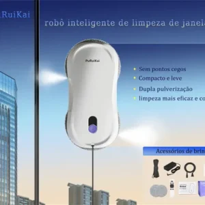 Robô Inteligente Limpa Vidro Puruikai Bivolt | Frete Grátis - Imagem 3