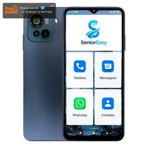 Smartphone SeniorEasy para Idosos 128gb 4gb RAM Tela Grande - Imagem 1