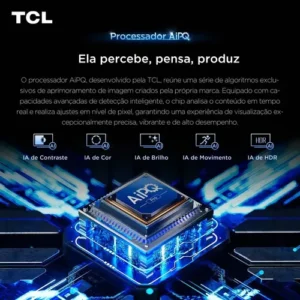 Smart TV TCL 75 Polegadas QLED 4K P7L WiFi Bluetooth Google TV HDR10+ 120 Hz VRR AIPQ 75P7L - Imagem 8