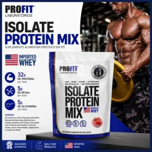 Whey Isolate Protein Mix Refil 1,8kg - Profit Labs Sabor Morango - Imagem 6