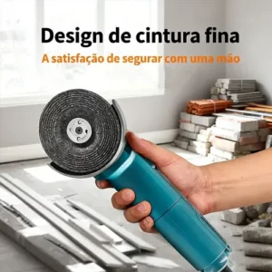 Esmerilhadeira Lixadeira Angular 850w 115mm Cor Azul-petrol - Imagem 3