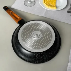 Frigideira Cerâmica 24cm Grande Premium Antiaderente Fogão Cooktop Indução Elétrico Gás Panela Frita Sem Óleo Não Gruda - Imagem 8