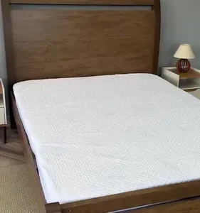 Protetor De Colchão Impermeável Casal Matelado Antialérgico Antiácaro Resistente A Líquidos Toque Macio Branco - Imagem 10