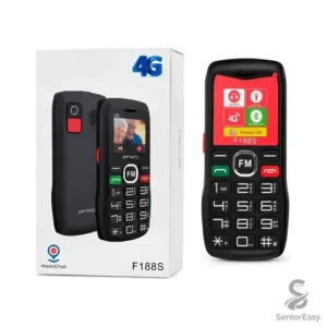 Celular 4g Idoso Dualsim Teclas Grandes Fm Radio Cor Preto com Botao SOS - Imagem 3