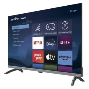 Smart Tv 32 Pol Hd Britânia B32kra Roku Tv Wi-fi Dolby Audio - Imagem 2