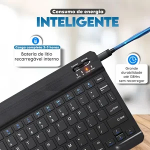 Kit Mouse Teclado Magnético Bluetooth Para Lite P610 Tab S6 - Imagem 6