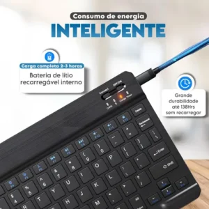Kit Mouse Teclado Magnético Bluetooth Para Lite P610 Tab S6 - Imagem 6