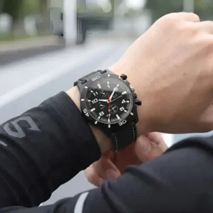Relógio Masculino Quartzo Esportivo Casual Pulseira Silicone - Imagem 4