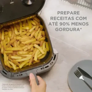 Fritadeira Air Fryer 4,5l Widemax Com Interior De Alumínio 1500w Midea - Imagem 6