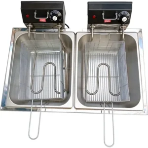 Fritadeira Elétrica Industrial 16 L com 2 Cubas de 8 L, Linha Pro Inox - Imagem 2
