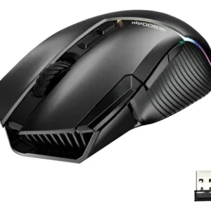 BASIKE mouse gamer sem fio RGB Mouse Recarregável Mouse, Mouse Tri-Modes BT5.1/Tipo C com fio/Sem fio 2.4G - Sensor 30G - 12.800 DPI - 96g Leve 9 ComandosAjustávels Up to 260h Battery Life for PC/Mac - Imagem 3