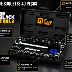Maleta Estojo Kit Caixa Jogo Ferramentas Completa - Imagem 5