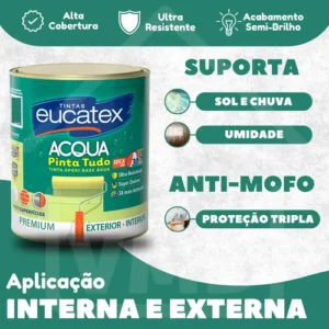 Epóxi Tinta Base Água Azulejo Banheiro Madeira Cozinha 900ml - Imagem 6