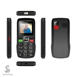 Celular 4g Idoso Dualsim Teclas Grandes Fm Radio Cor Preto com Botao SOS - Imagem 6
