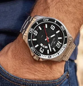Relógio Technos Masculino Analógico Prata Aço Inox Original - Imagem 9